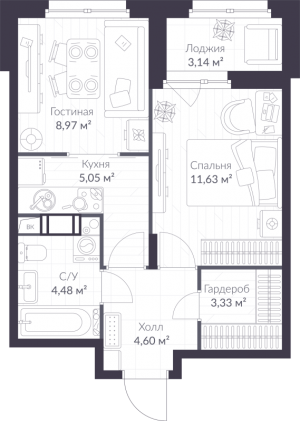 планировка, фото №1