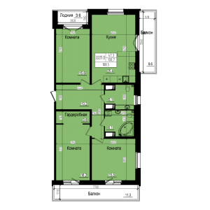 планировка, фото №1