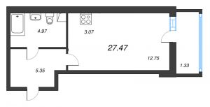 планировка, фото №1