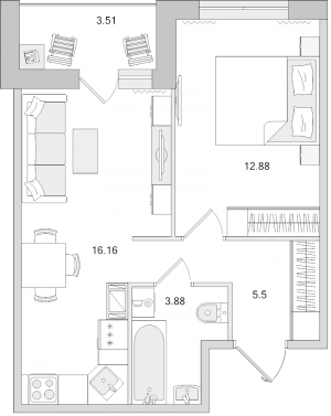 планировка, фото №1
