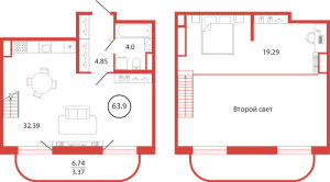 планировка, фото №1