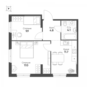 планировка, фото №1