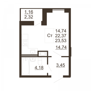 планировка, фото №1