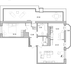 планировка, фото №1