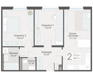 планировка, фото №1