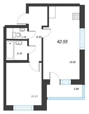 планировка, фото №1