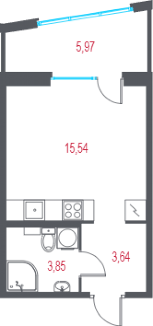 планировка, фото №1