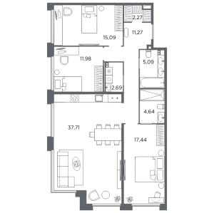 планировка, фото №1