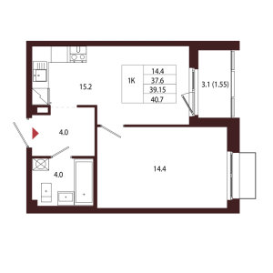 планировка, фото №1