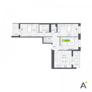 планировка, фото №1