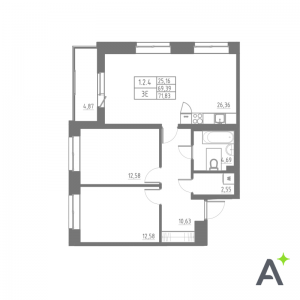 планировка, фото №1