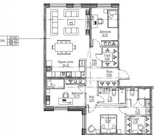 планировка, фото №1