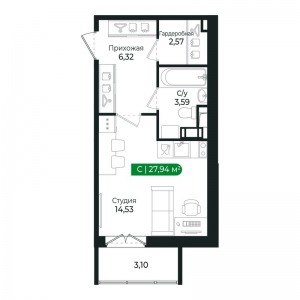 планировка, фото №1