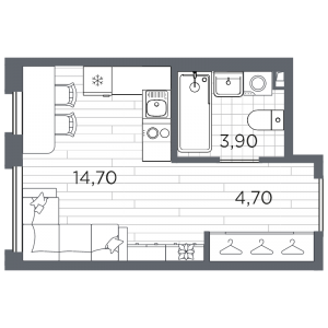планировка, фото №1