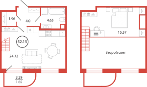 планировка, фото №1