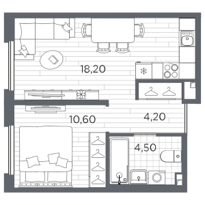 планировка, фото №1