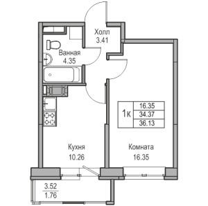 планировка, фото №1
