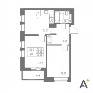 планировка, фото №1