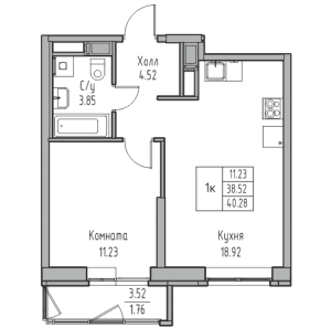 планировка, фото №1