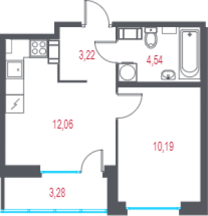 планировка, фото №1