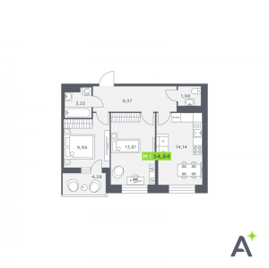 планировка, фото №1