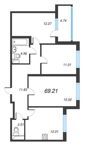планировка, фото №1