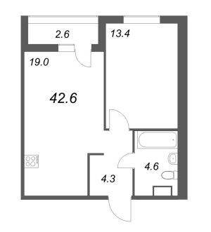 планировка, фото №1