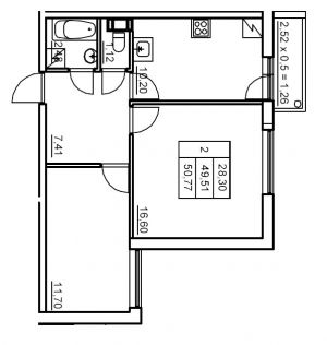 планировка, фото №1