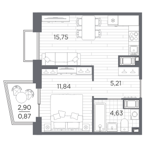 планировка, фото №1