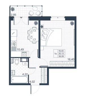 планировка, фото №1