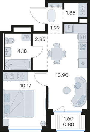 планировка, фото №1
