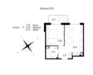 планировка, фото №1