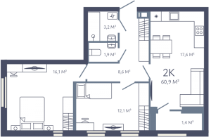 планировка, фото №1