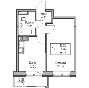 планировка, фото №1