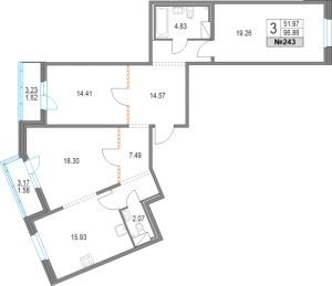 планировка, фото №1