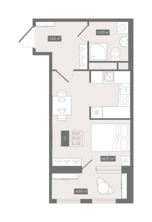 планировка, фото №1