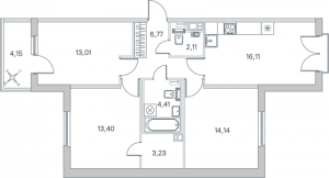 планировка, фото №1