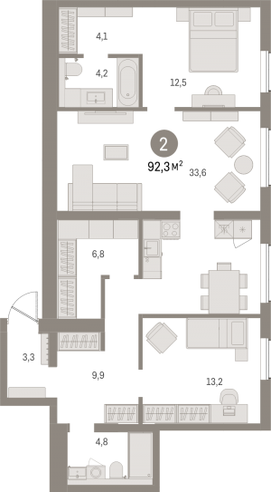 планировка, фото №1