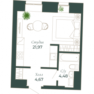 планировка, фото №1