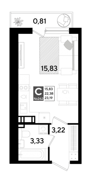 планировка, фото №1