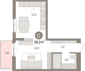 планировка, фото №1