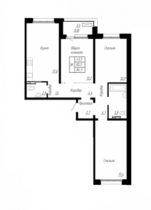 планировка, фото №1