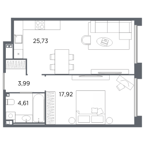 планировка, фото №1