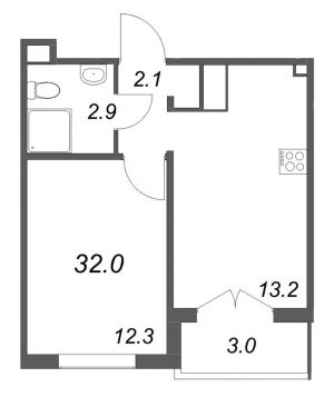 планировка, фото №1