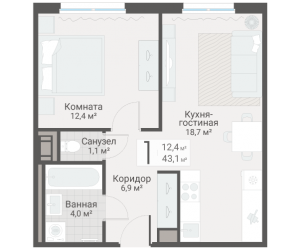 планировка, фото №1