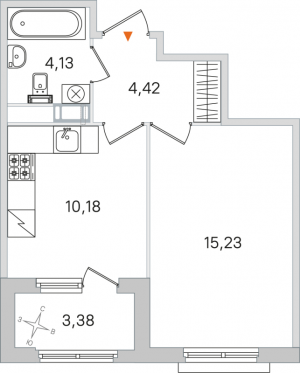 планировка, фото №1