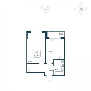 планировка, фото №1