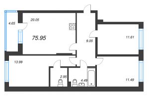 планировка, фото №1