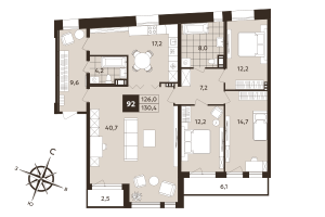 планировка, фото №1