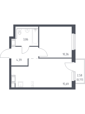 планировка, фото №1